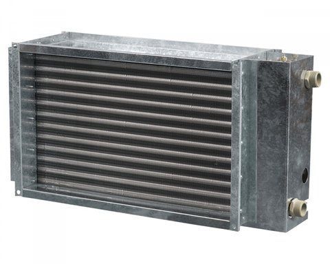 Прямоугольный канальный водяной нагреватель Vents НКВ 700*400-2 8724 фото