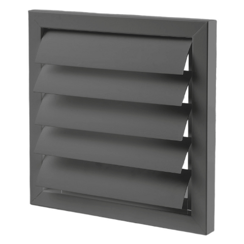 Решітка гравітаційна Vents ГРМ 400 сіра (з/п) 6301 фото