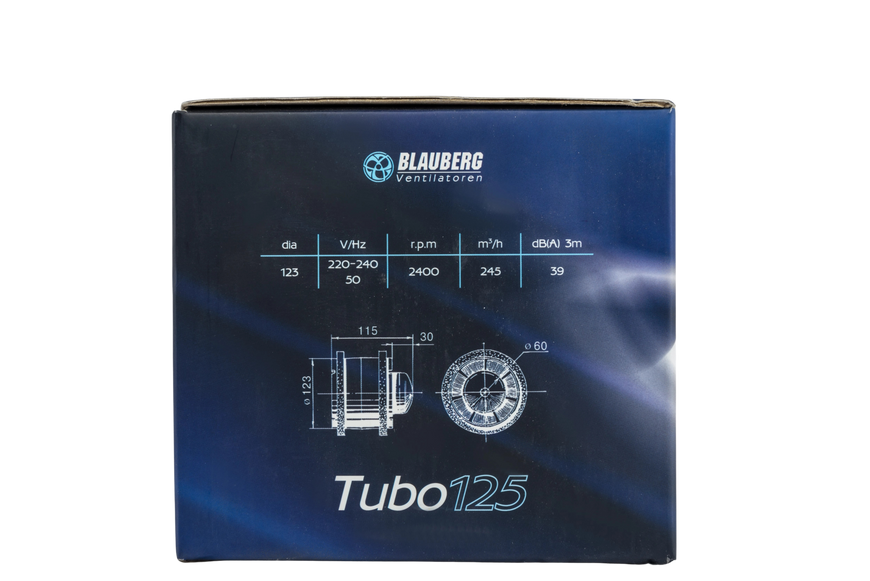 Осевой канальный вентилятор BLAUBERG TUBO 125 100824 фото