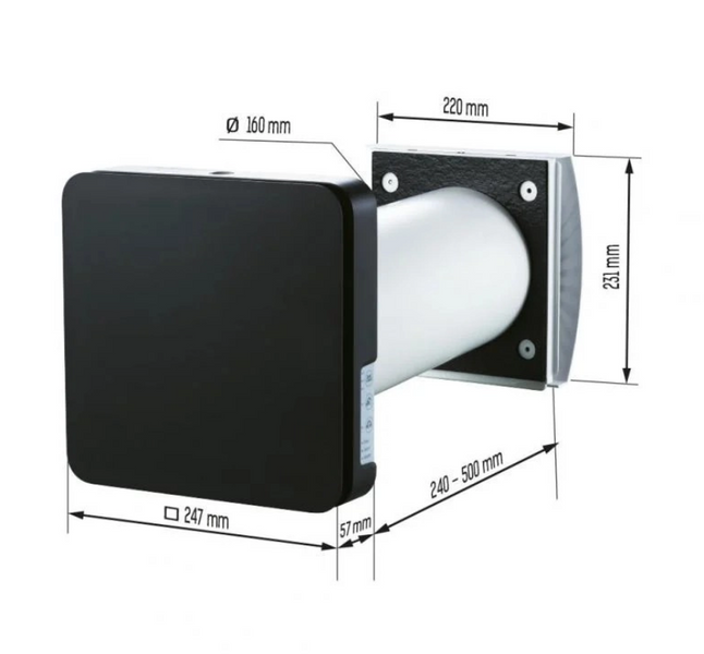 Рекуператор Вентс ТвинФреш Атмо WI-FI BLK 105109 фото
